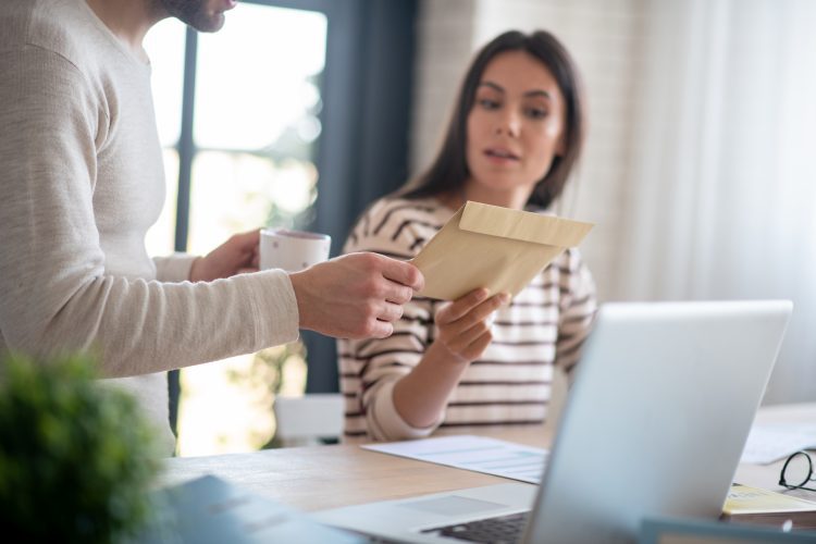 Le courrier de levée d’option