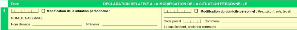 Comment remplir le formulaire P2P4 i ? Cadre 4