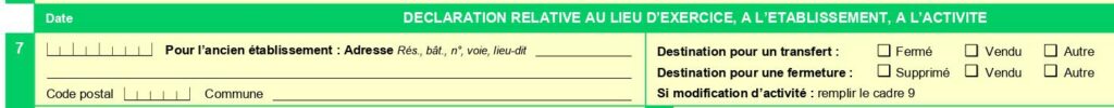 Comment remplir le formulaire P2P4 i ? Cadre 7