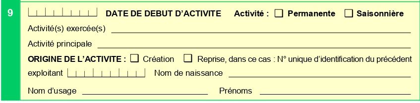 Comment remplir le formulaire P2P4 i ? Cadre 9