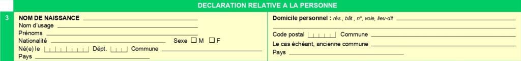 Formulaire p0i cadre 3